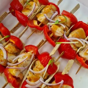 Шашлычки фуршетные из куриной грудки